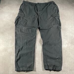 90s Propper Black Military Combat Trousers Cargo Pants 40x30